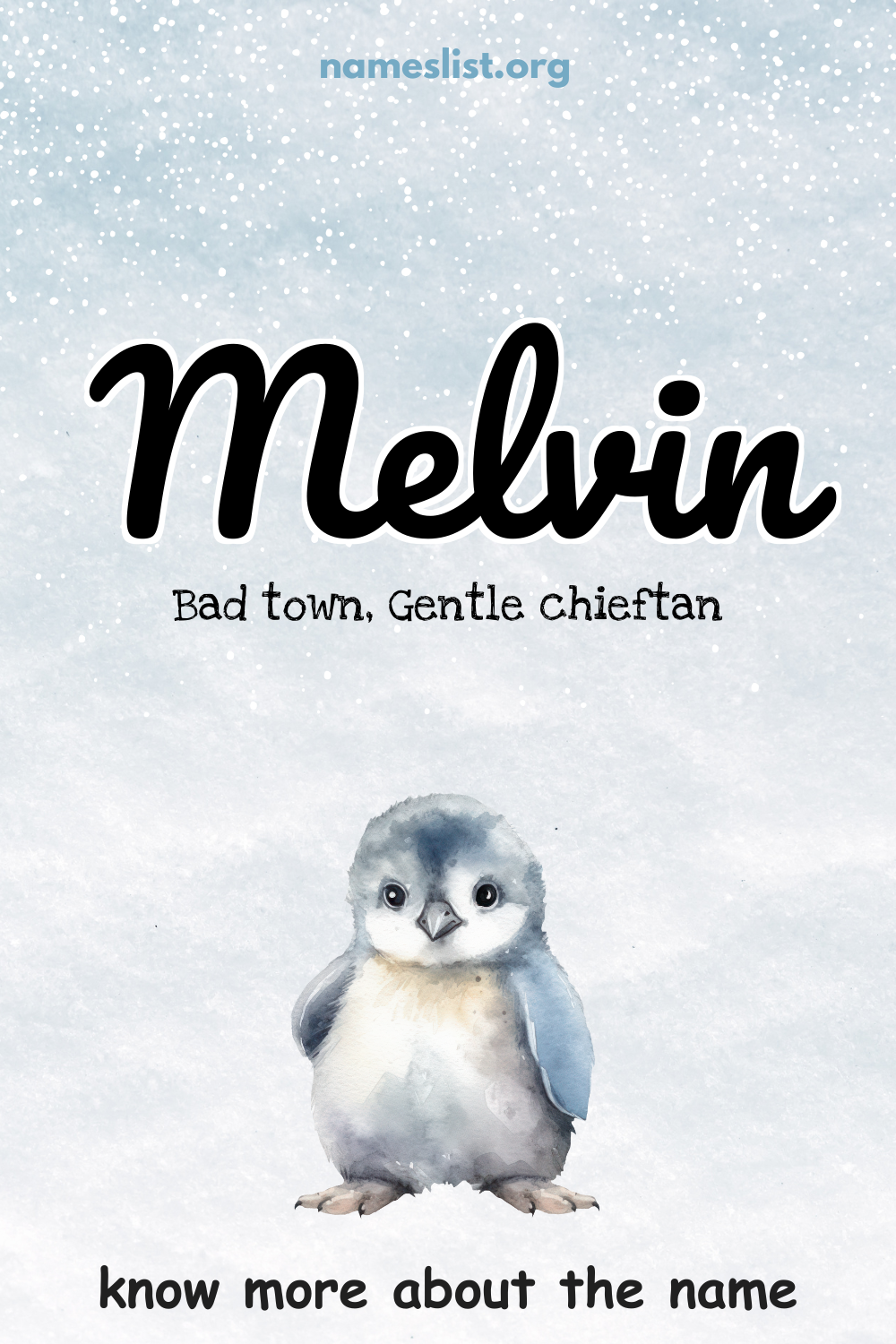 Melvin meaning and origin