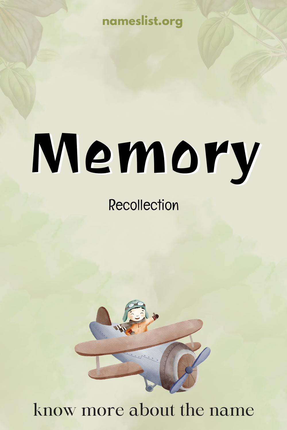 Memory meaning and origin