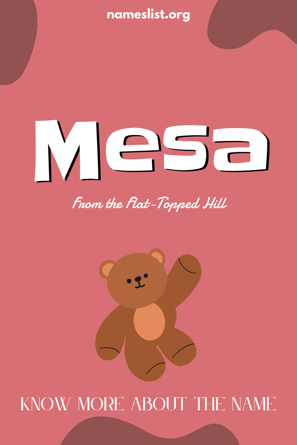 Mesa meaning and origin