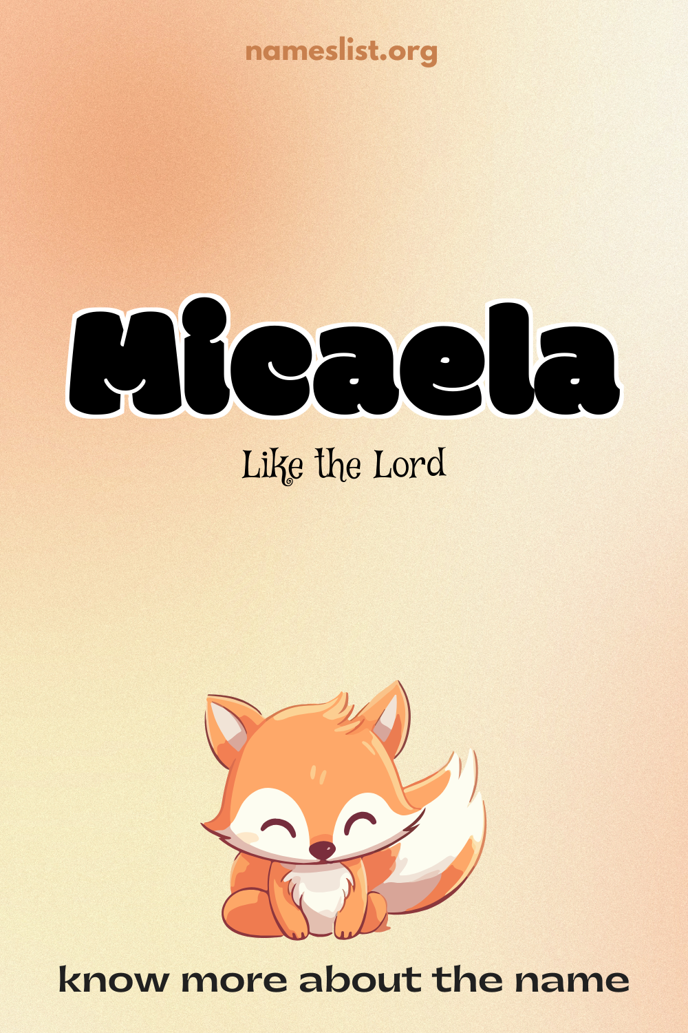 Micaela meaning and origin