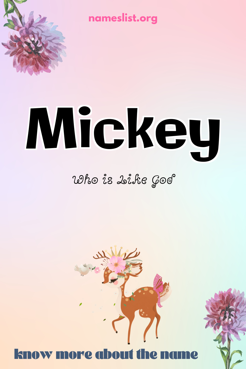 Mickey meaning and origin