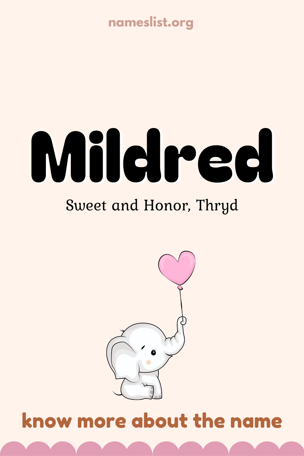 Mildred meaning and origin