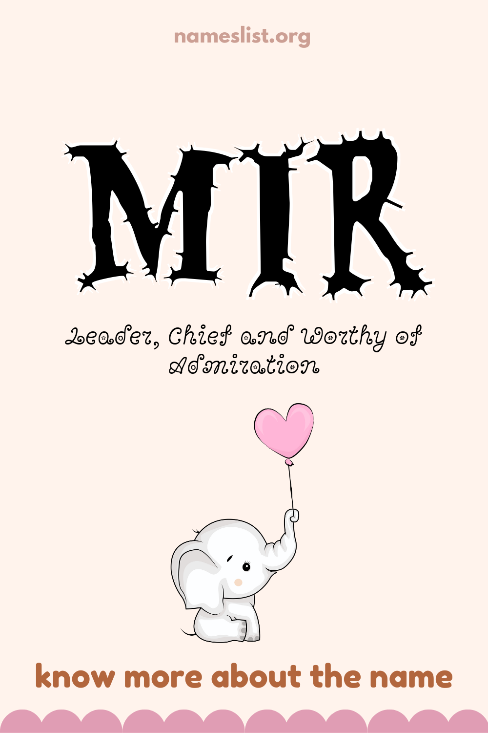 Mir meaning and origin