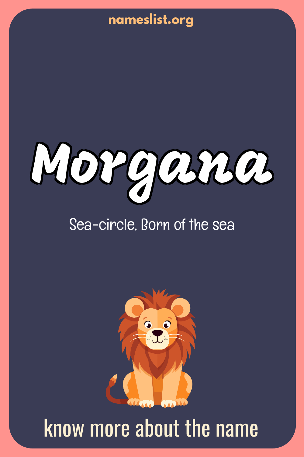 Morgana meaning and origin