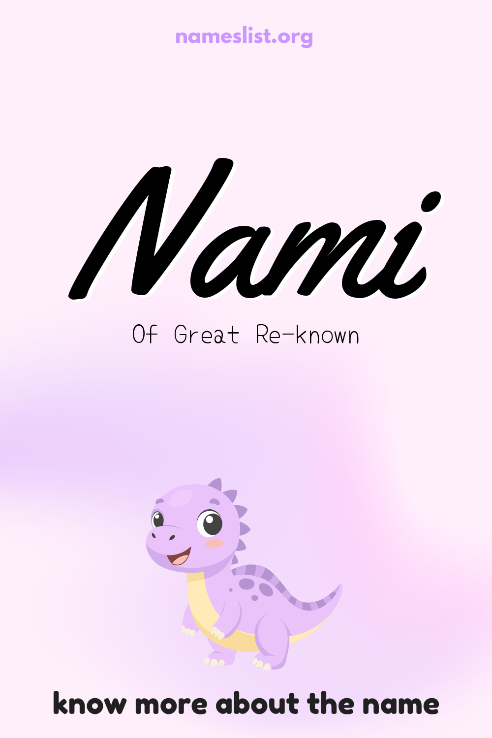 Nami meaning and origin