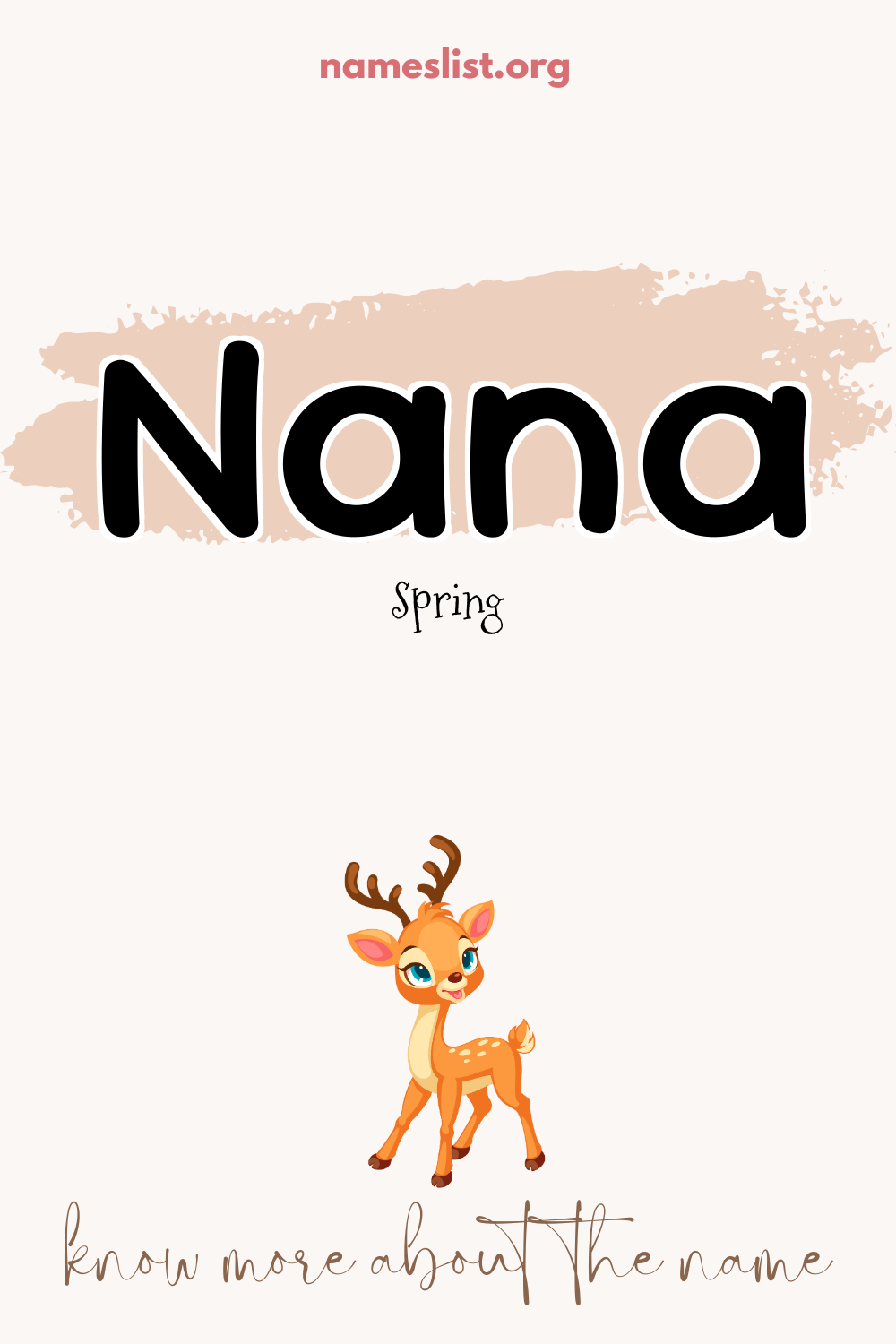 Nana meaning and origin