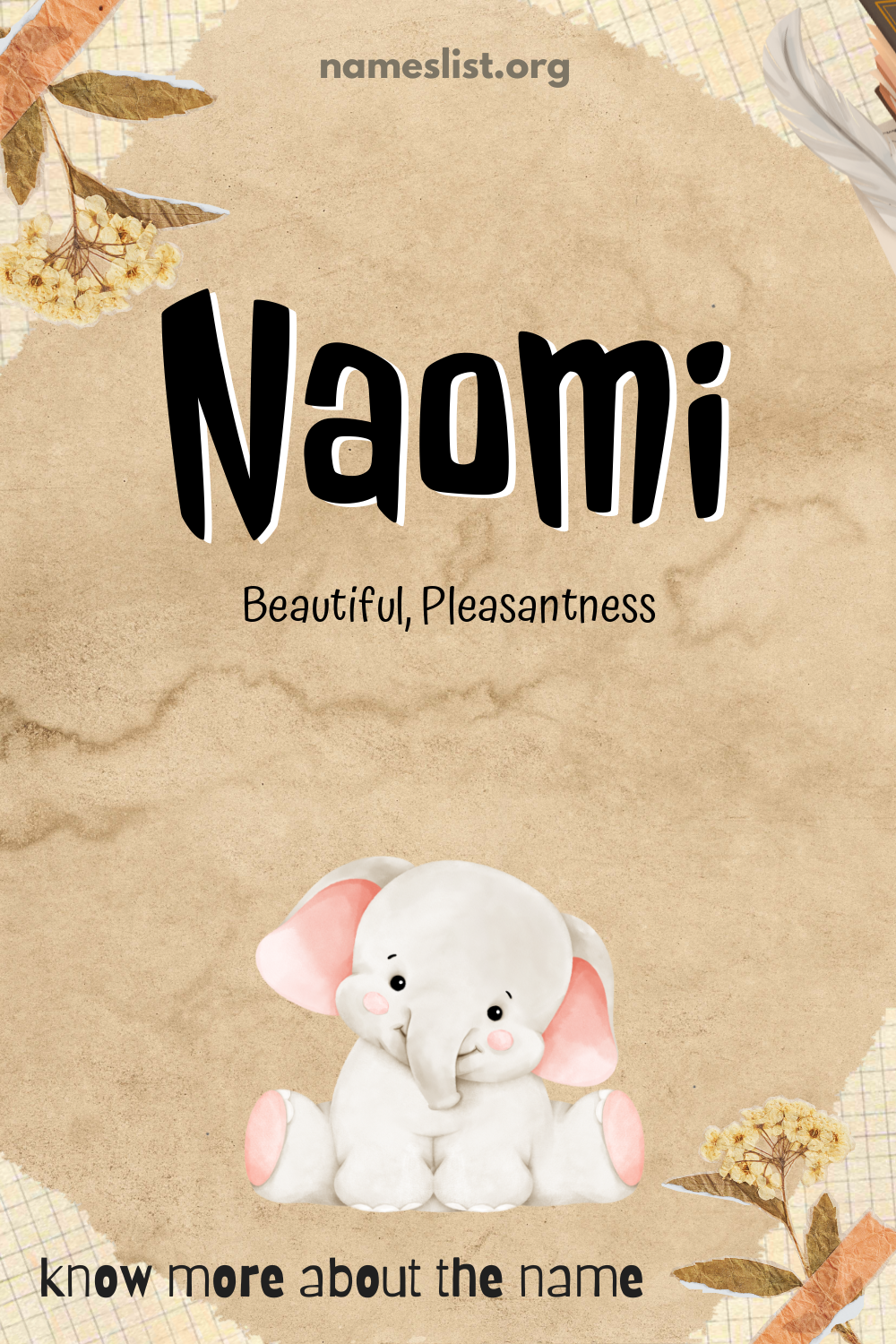 Naomi meaning and origin