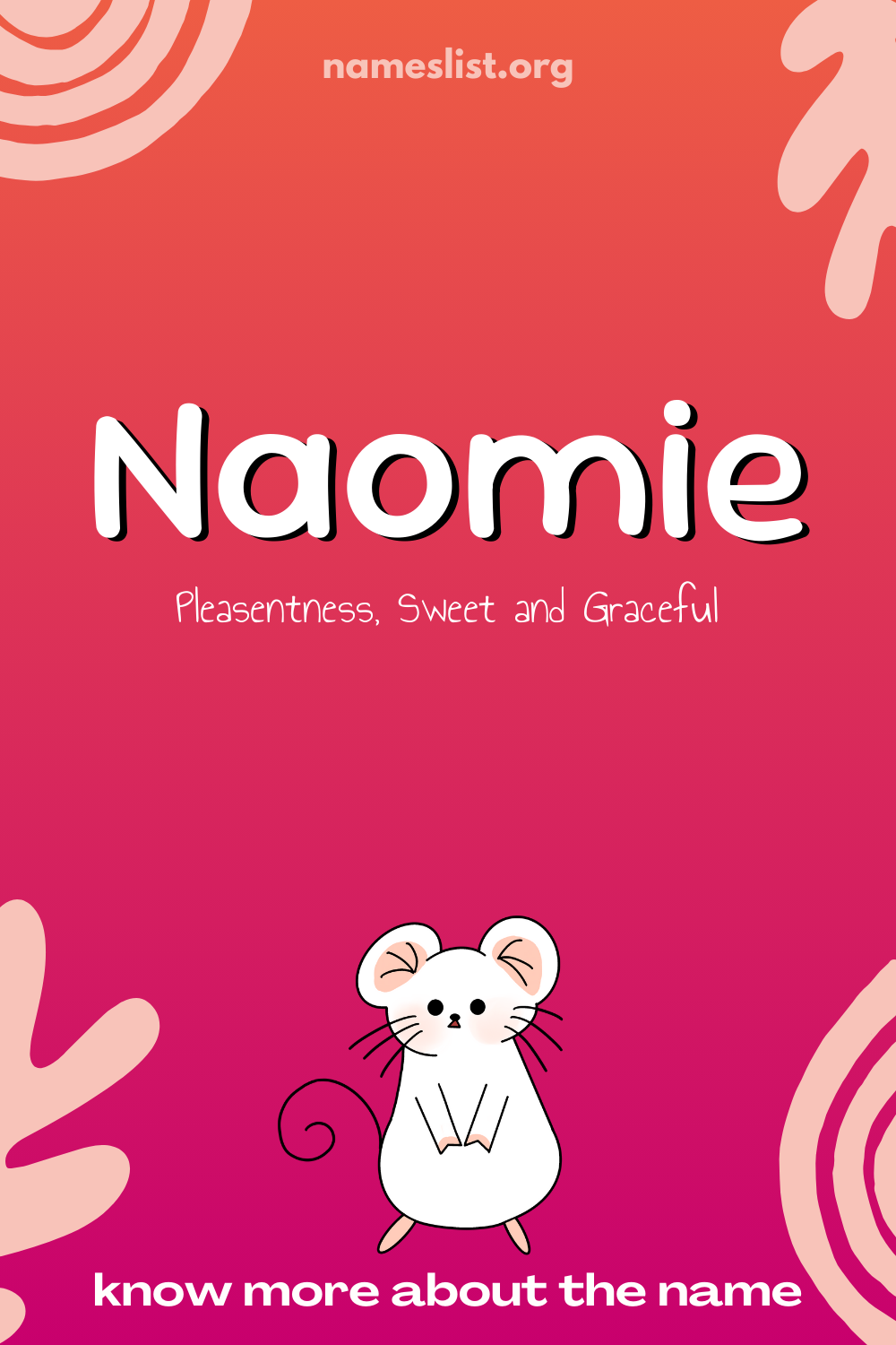 Naomie meaning and origin