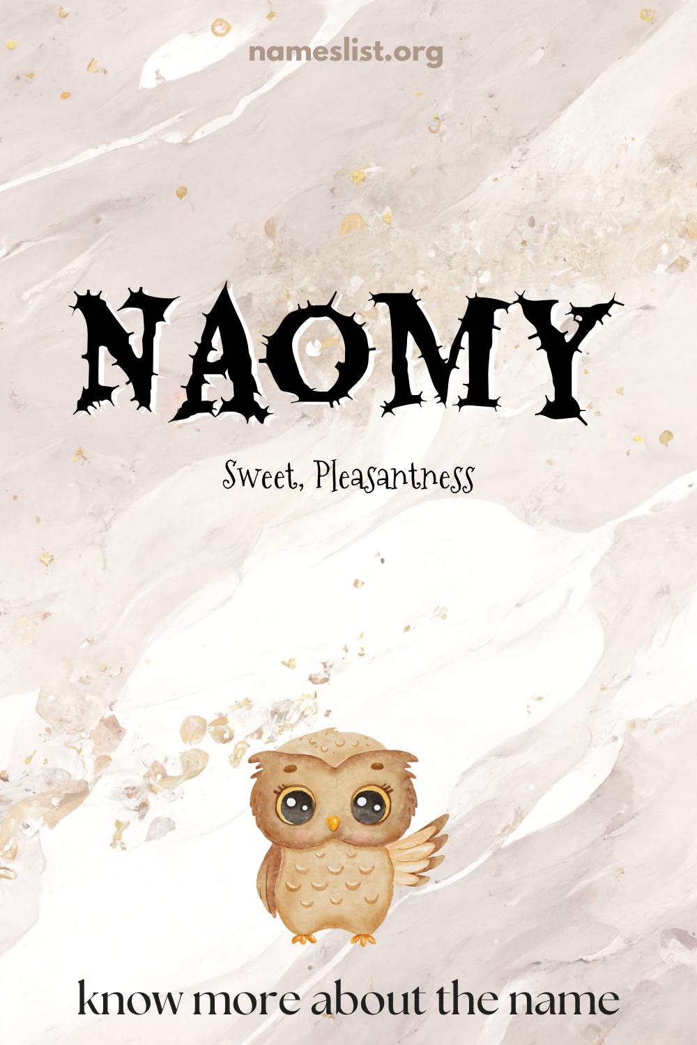 Naomy meaning and origin