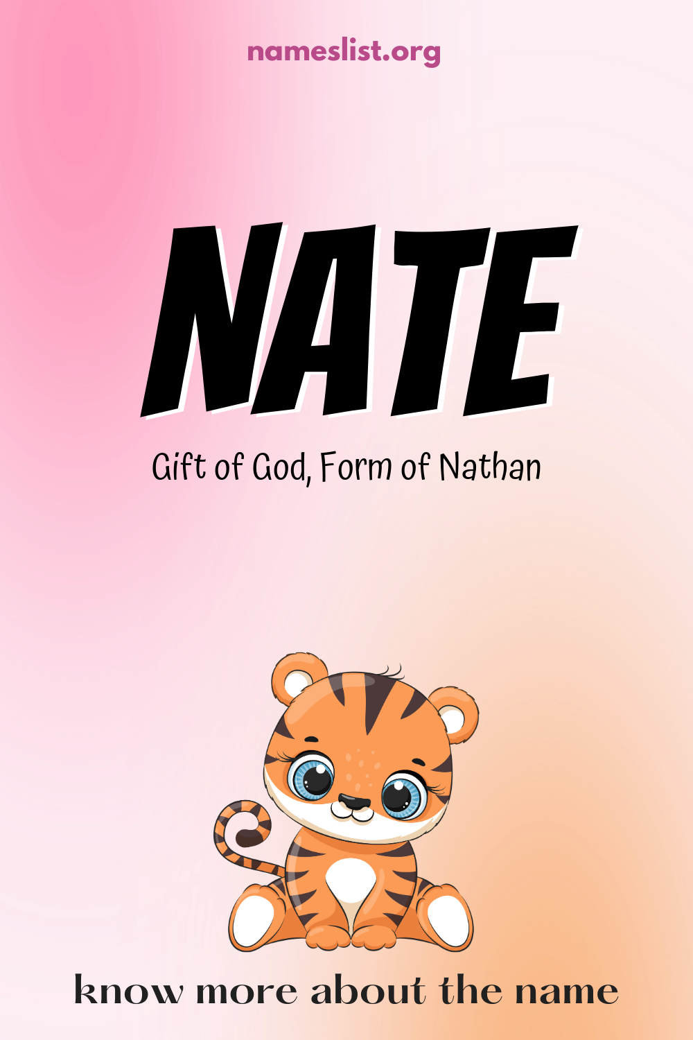 Nate meaning and origin