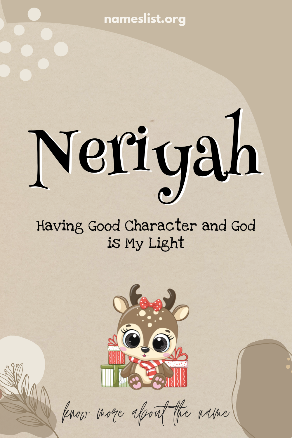 Neriyah meaning and origin