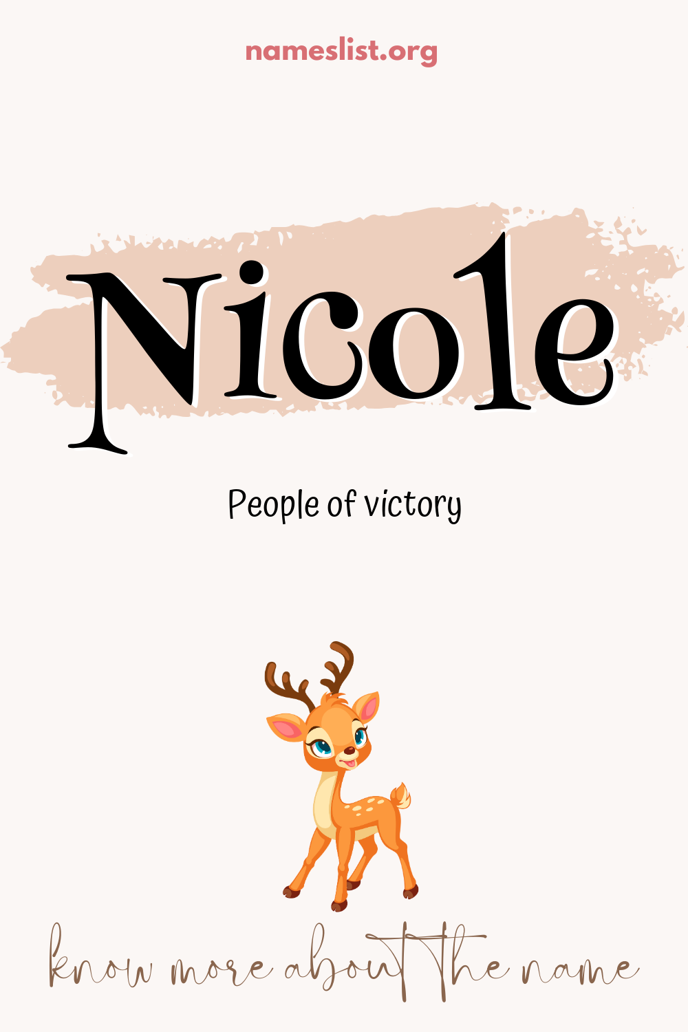 Nicole meaning and origin