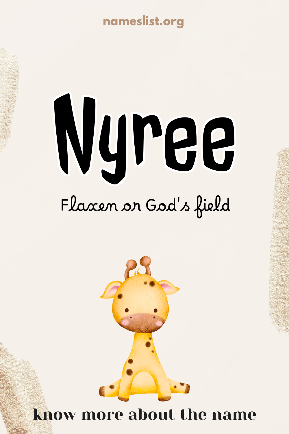 Nyree meaning and origin