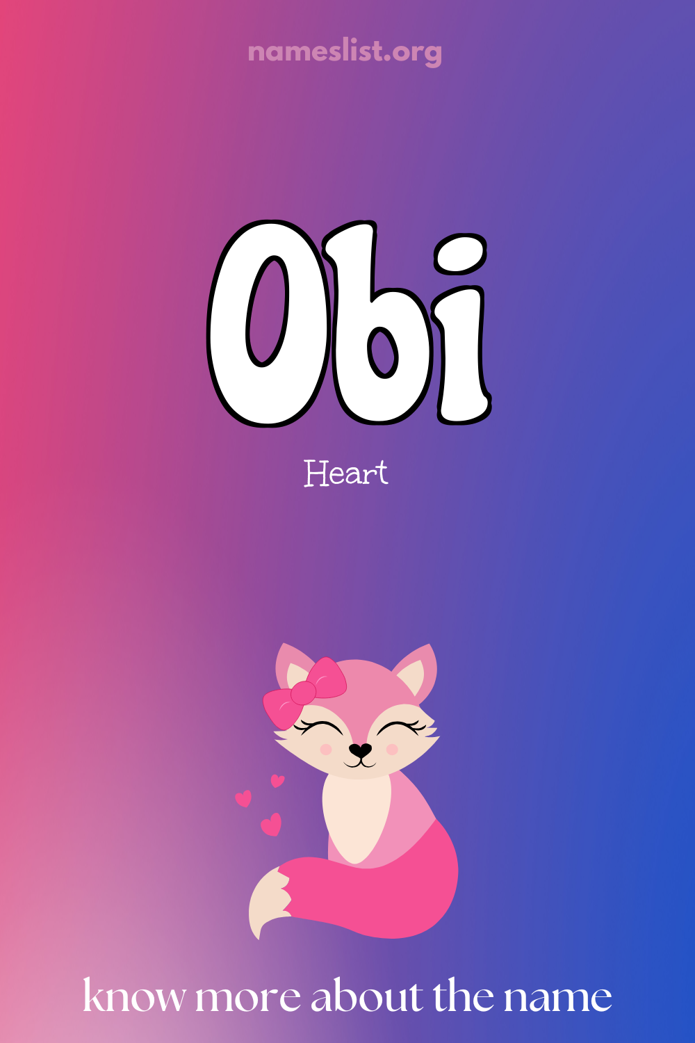 Obi meaning and origin