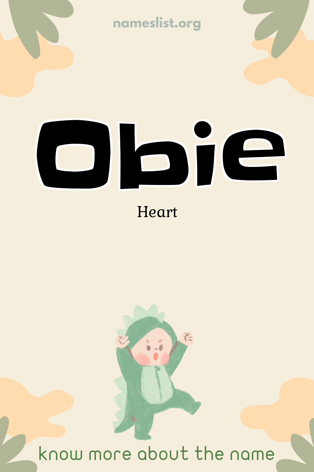 Obie meaning and origin