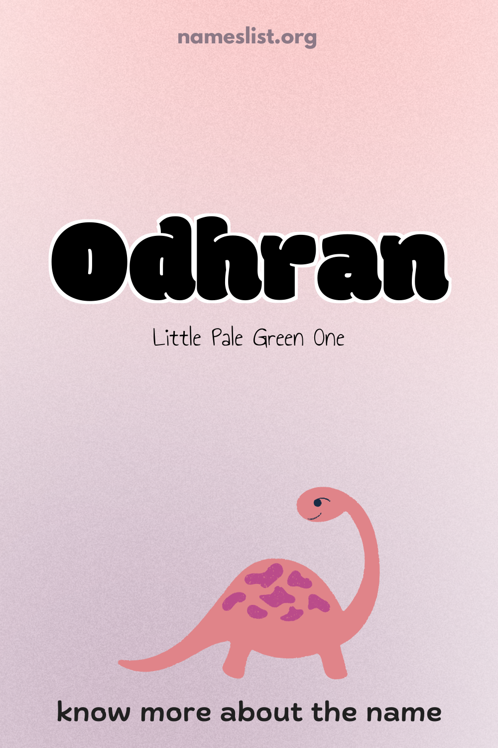 Odhran meaning and origin
