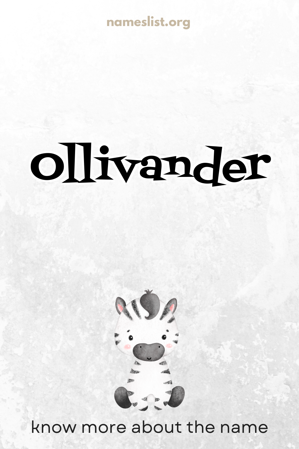 Ollivander meaning and origin