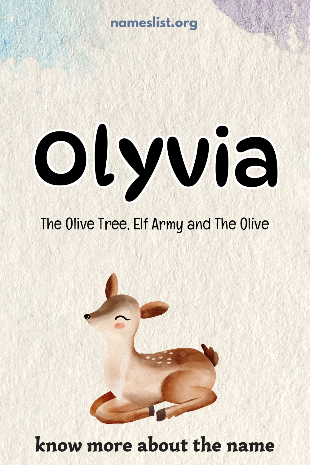 Olyvia meaning and origin