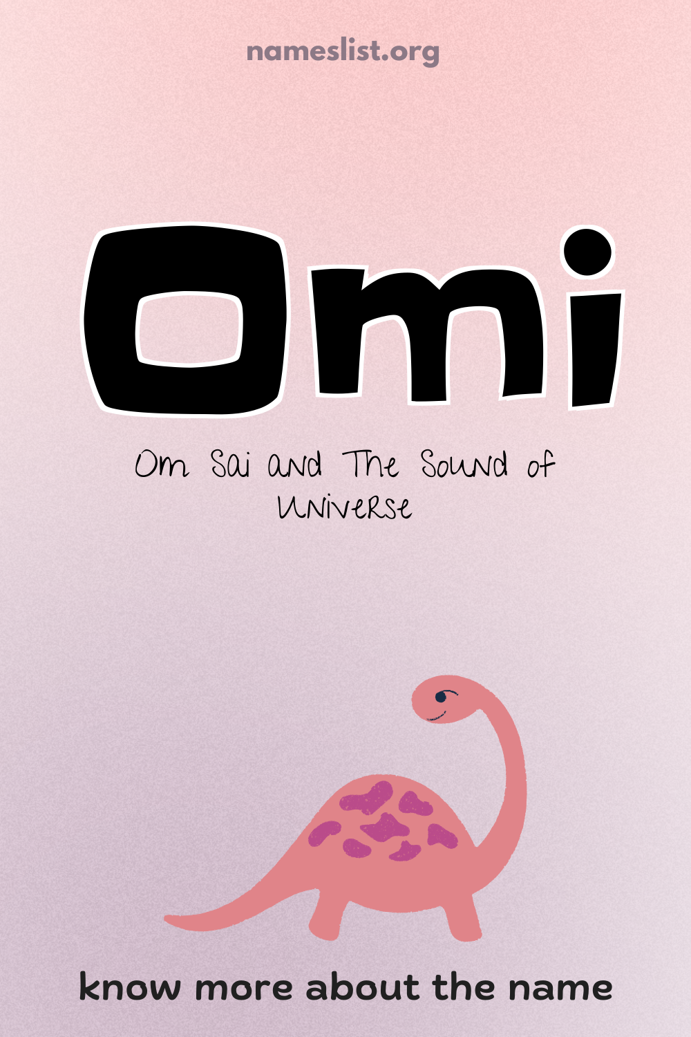 Omi meaning and origin