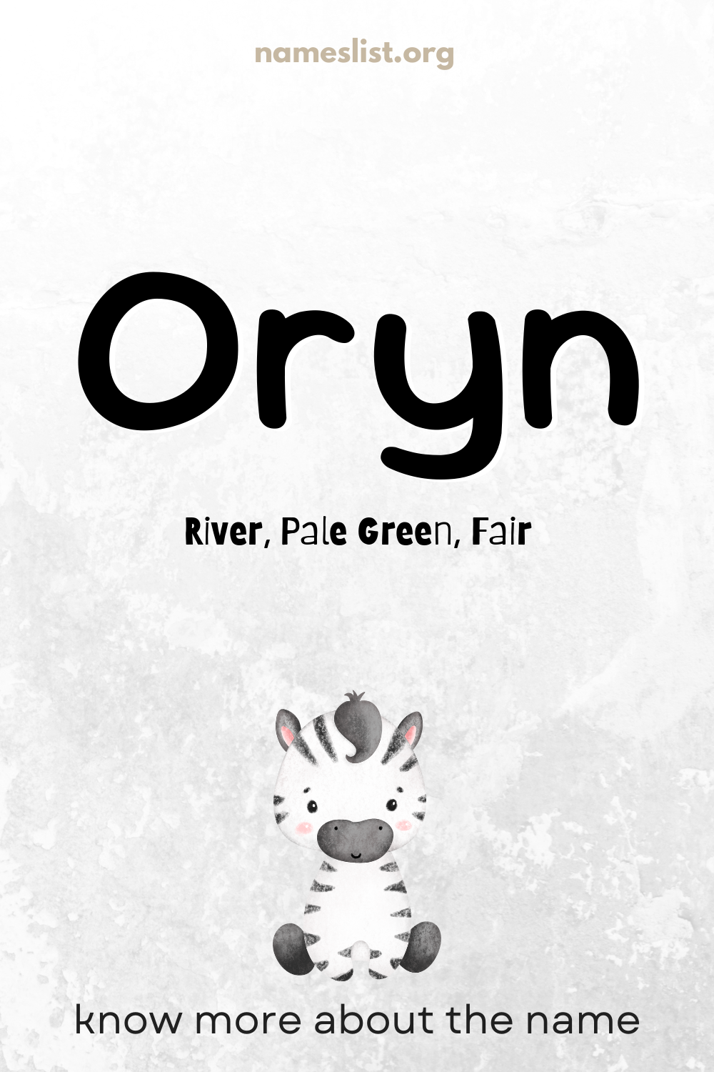 Oryn meaning and origin