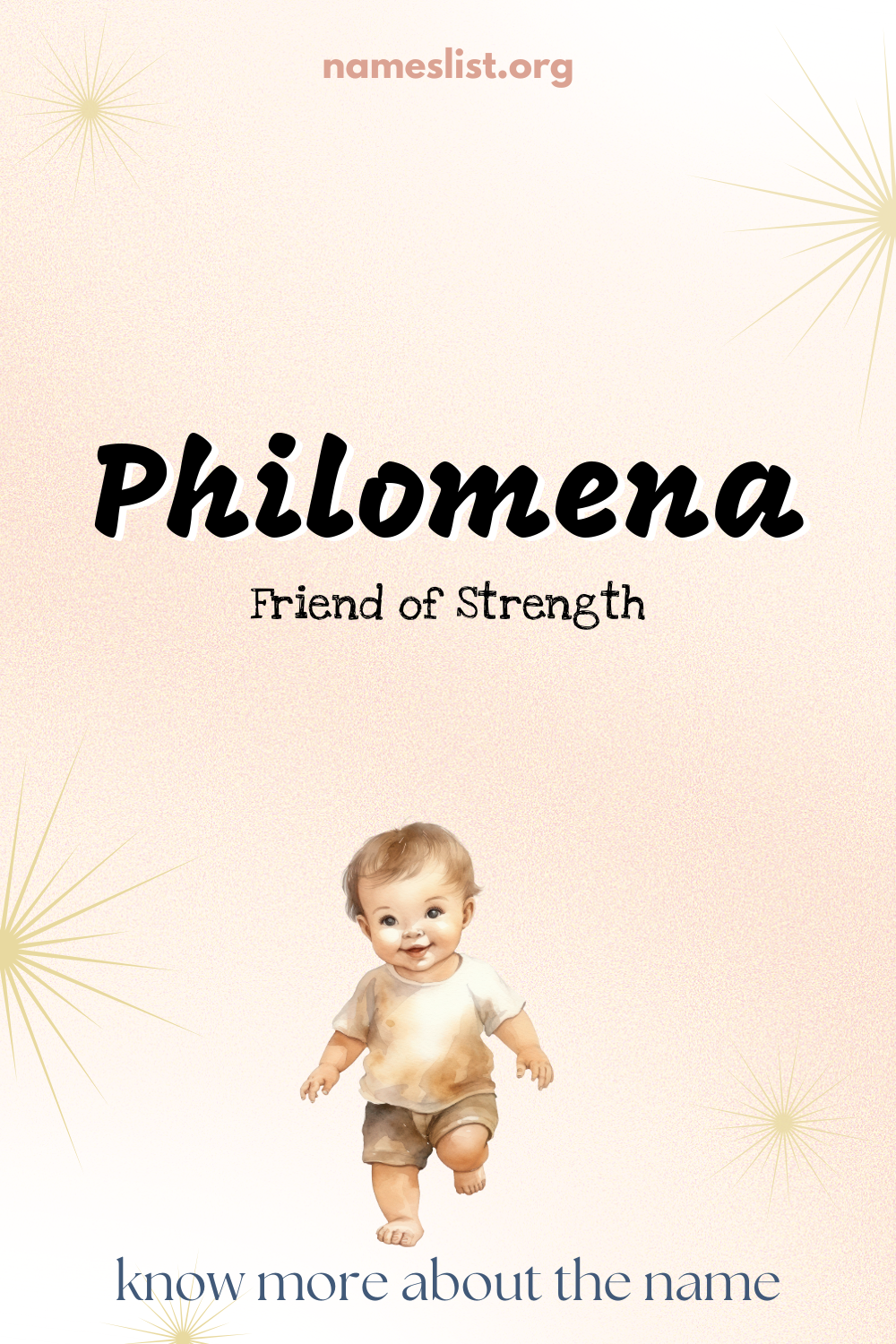 Philomena meaning and origin