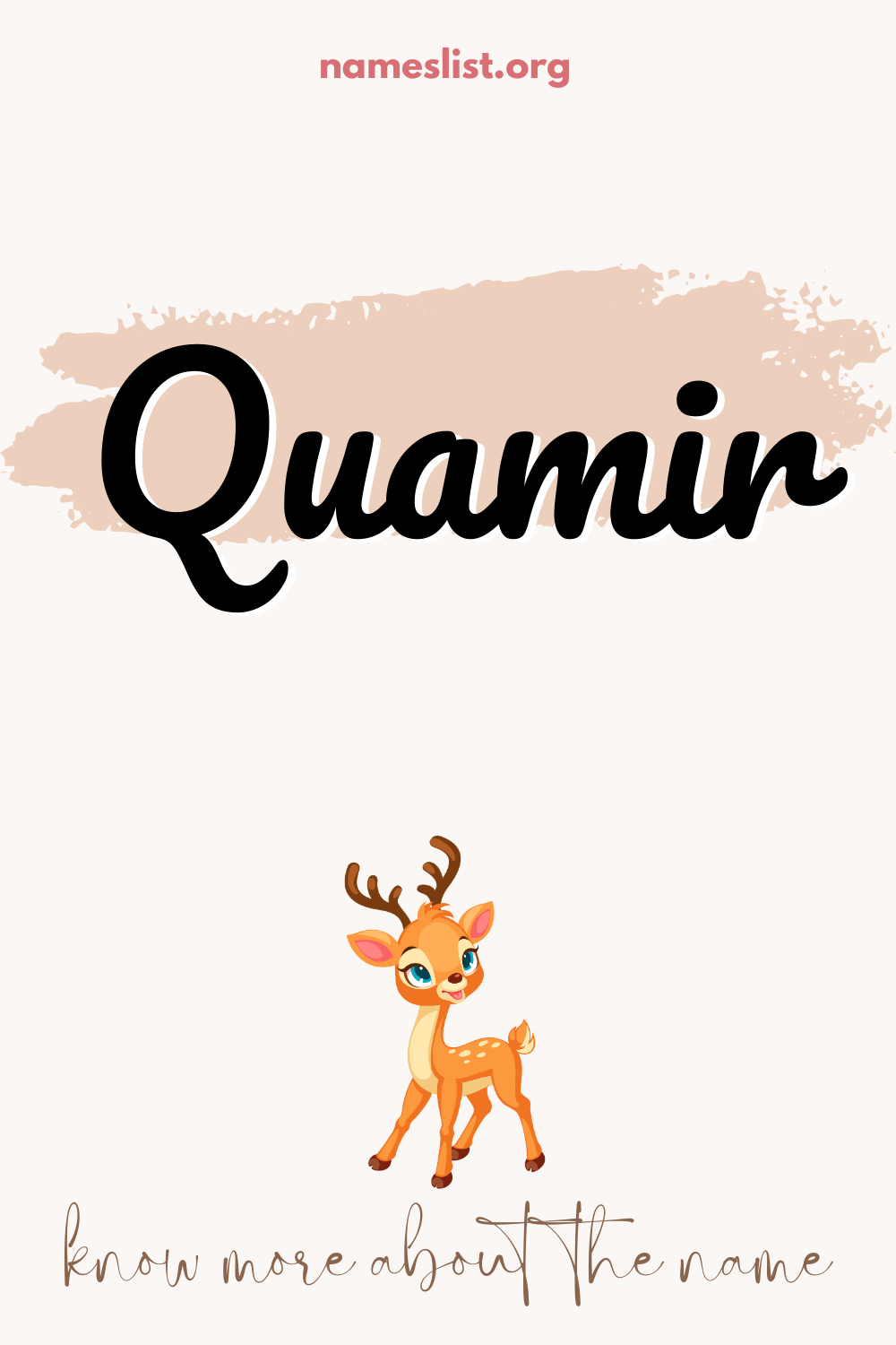 Quamir meaning and origin
