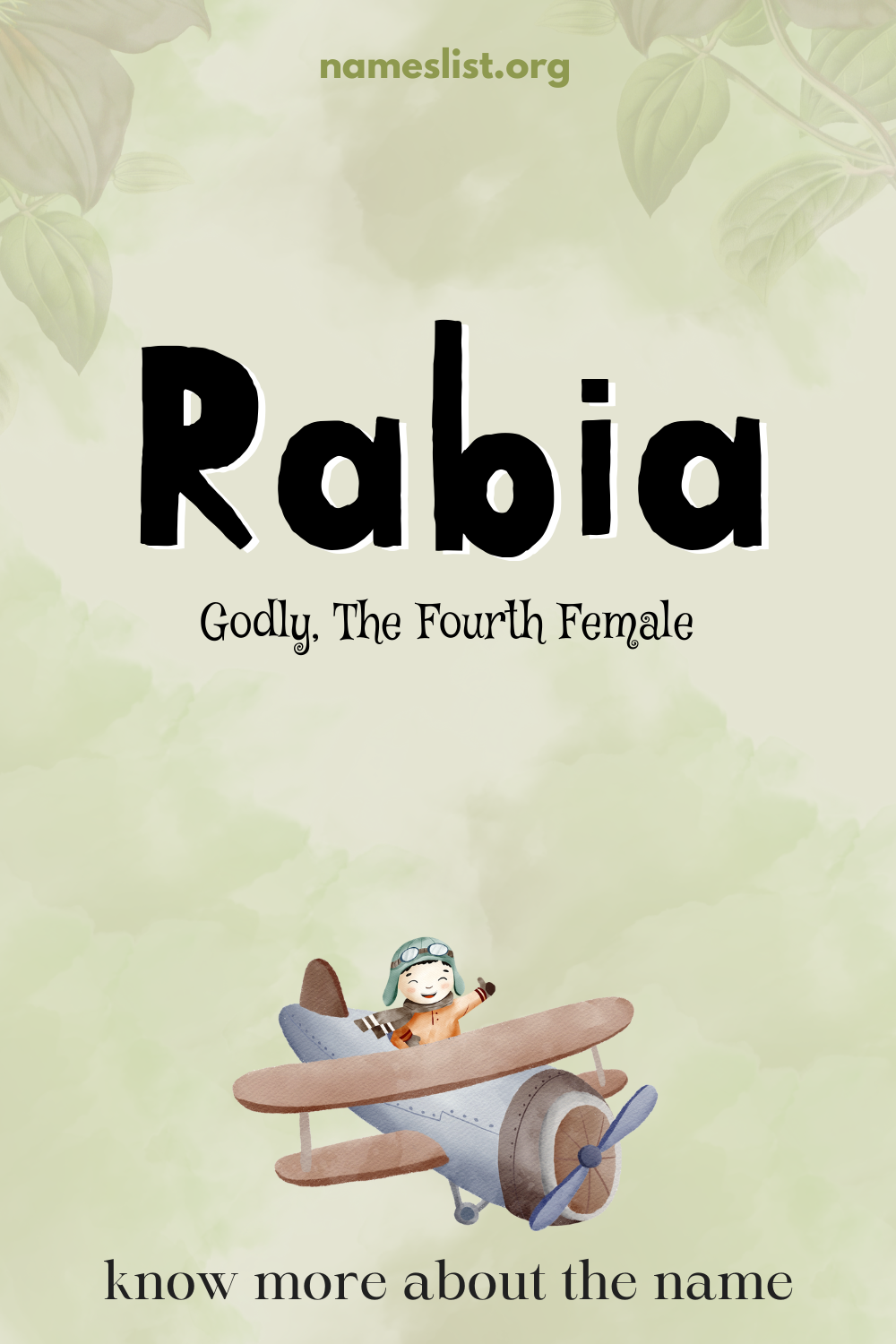 Rabia meaning and origin