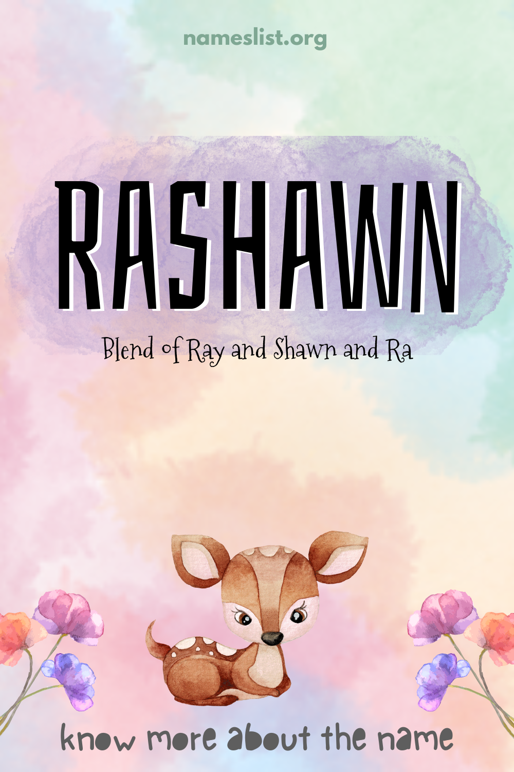 Rashawn meaning and origin