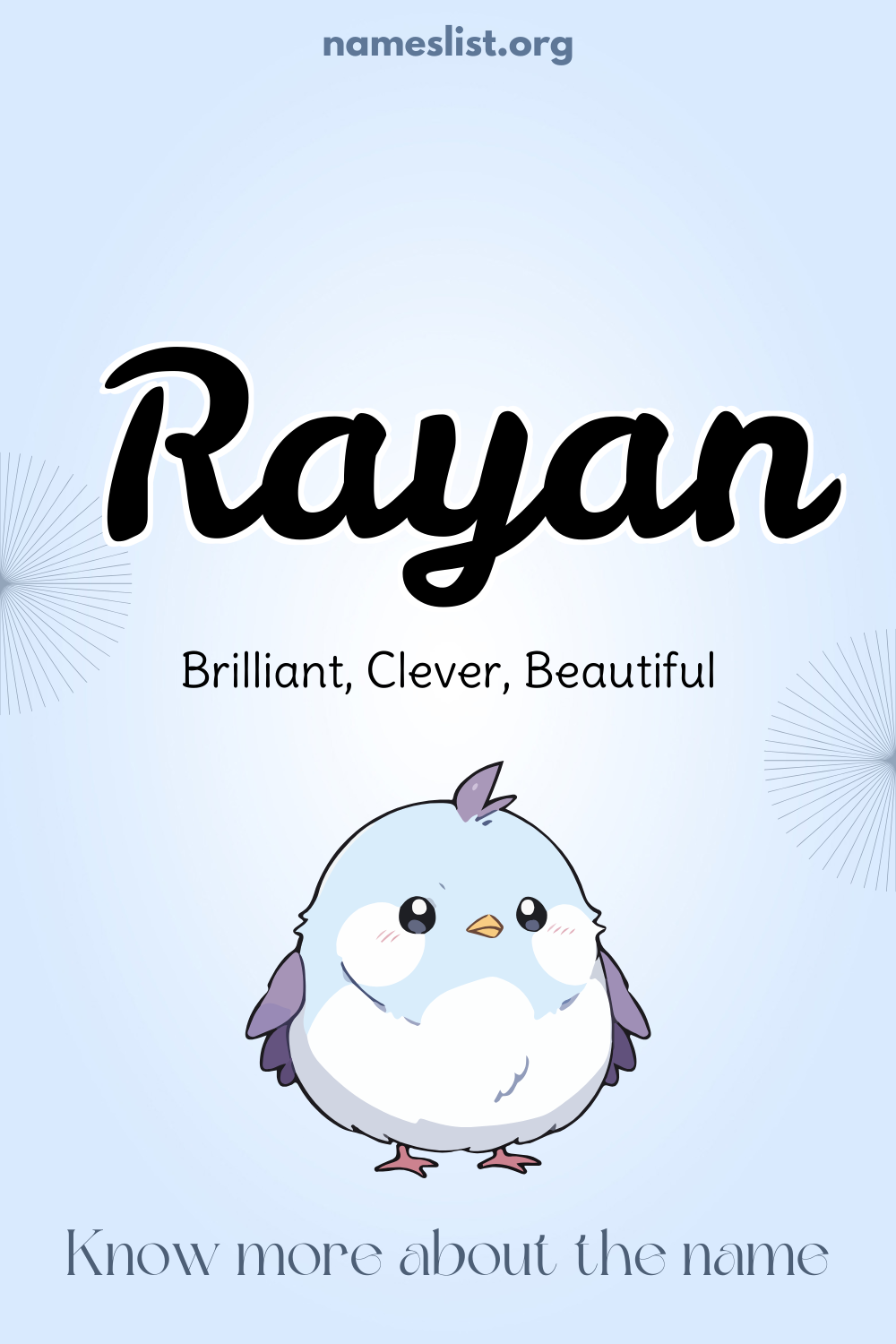 Rayan meaning and origin