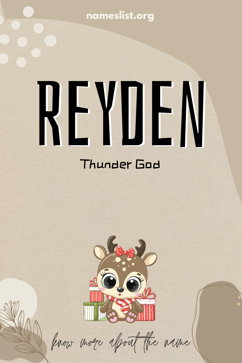 Reyden meaning and origin