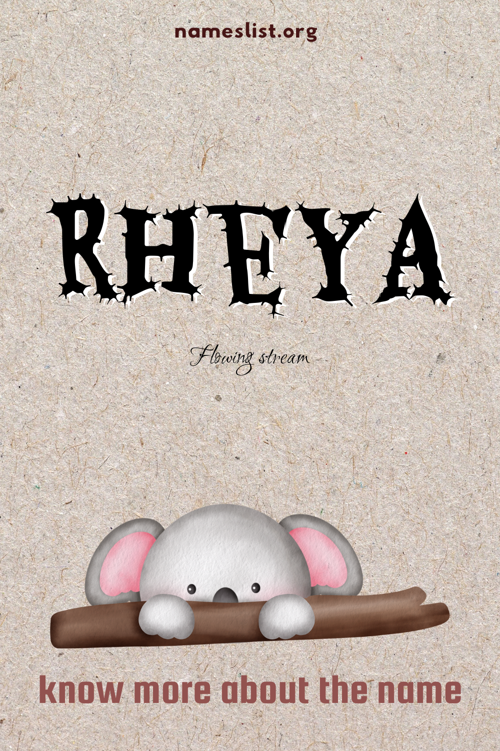 Rheya meaning and origin