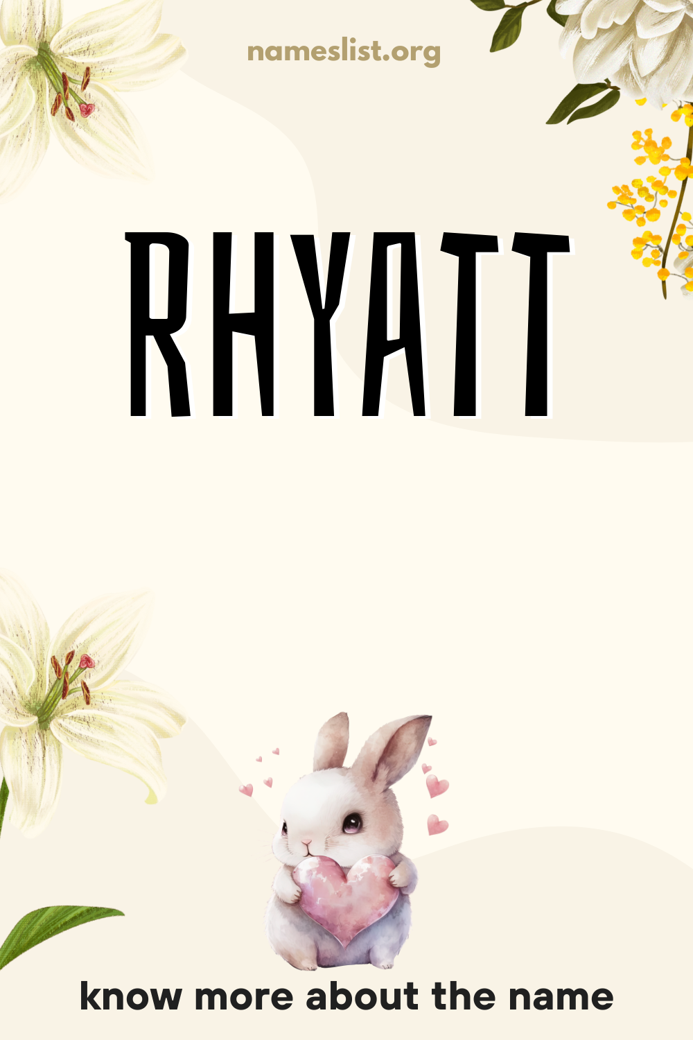 Rhyatt meaning and origin