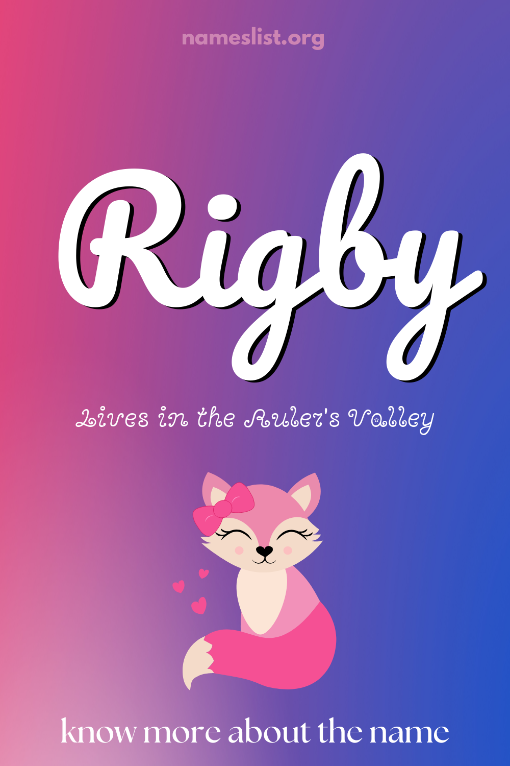 Rigby meaning and origin