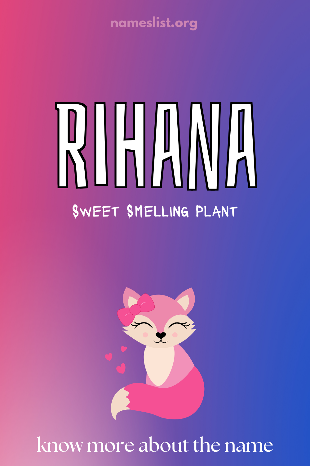 Rihana meaning and origin