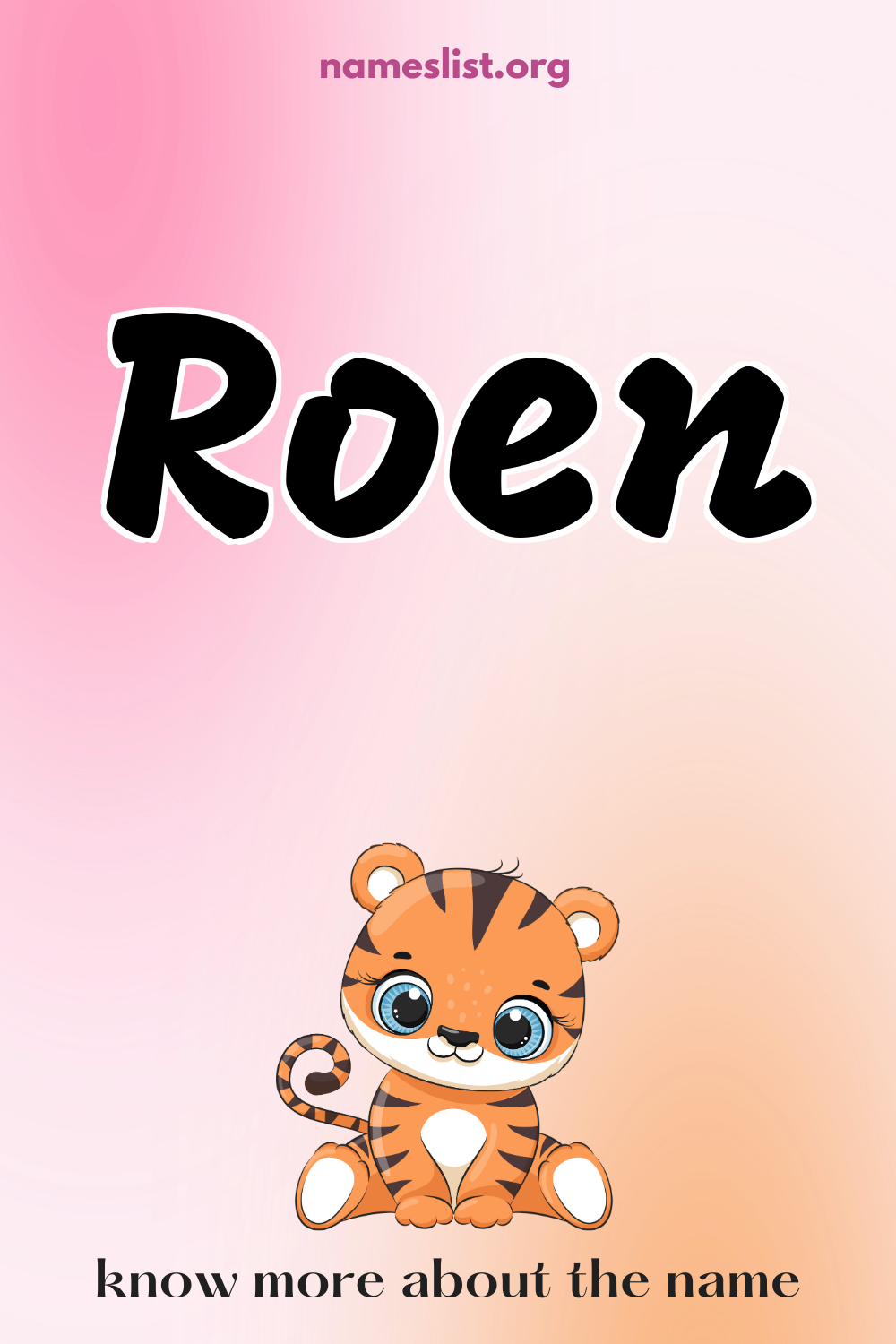 Roen meaning and origin