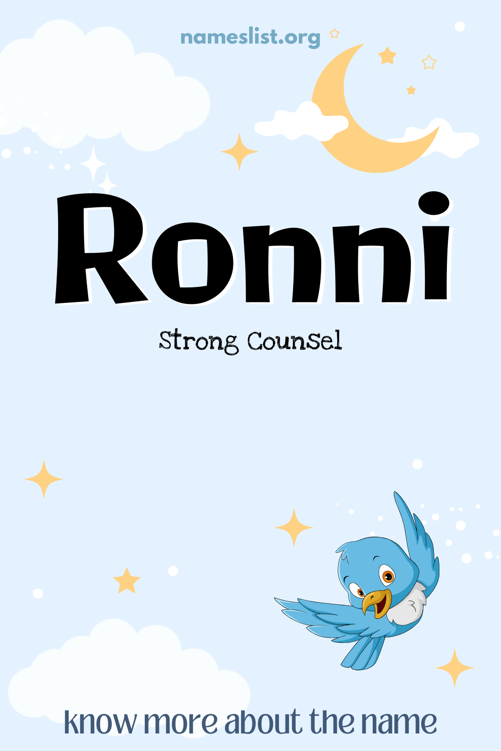 Ronni meaning and origin