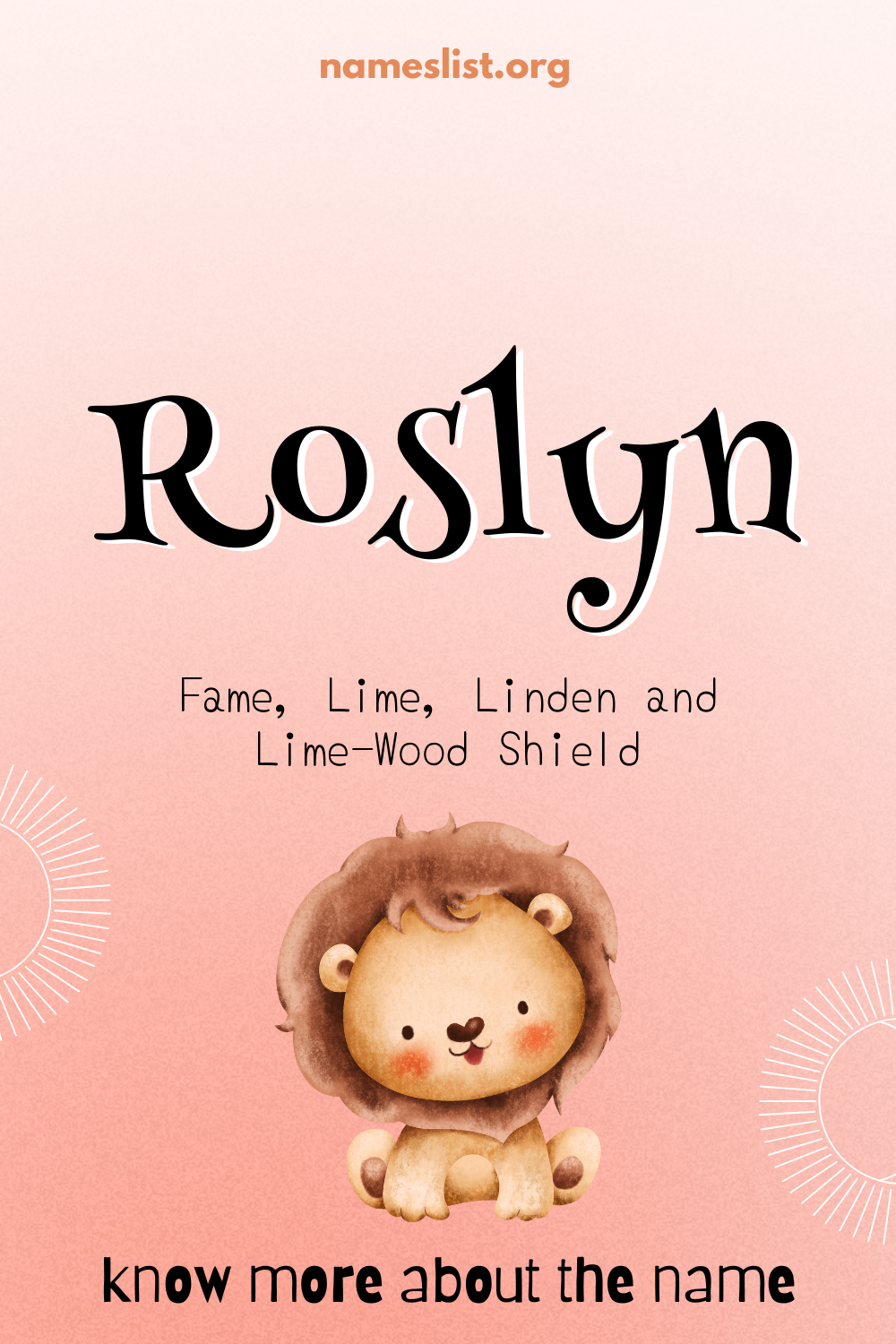 Roslyn meaning and origin