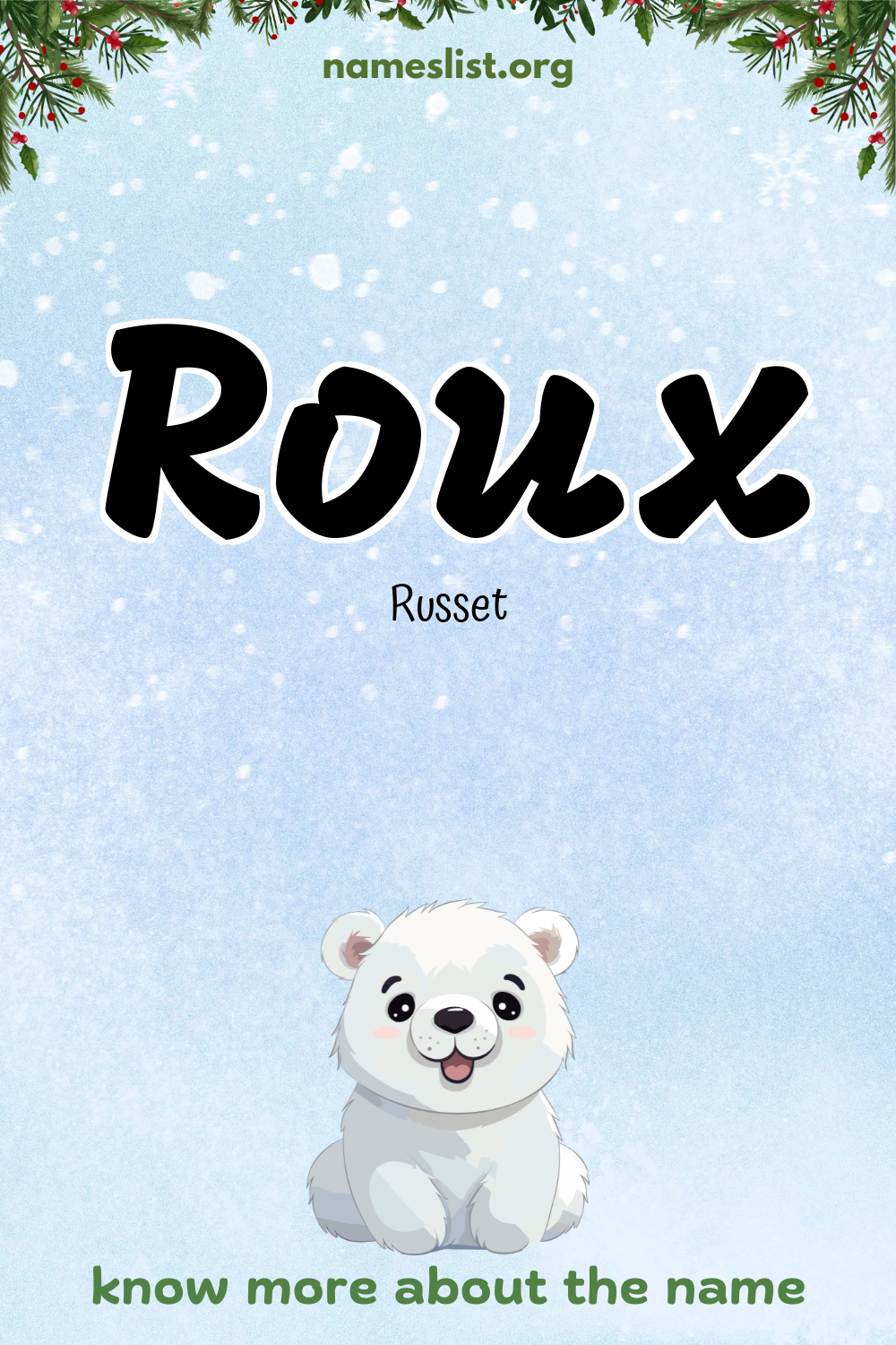 Roux meaning and origin