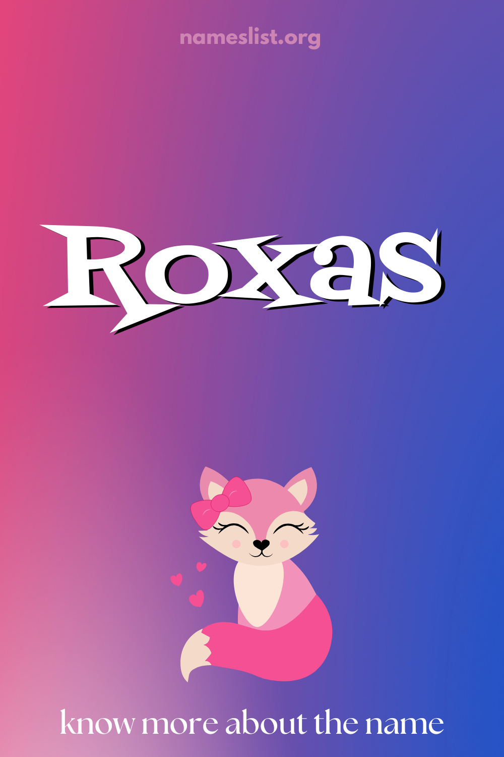 Roxas meaning and origin