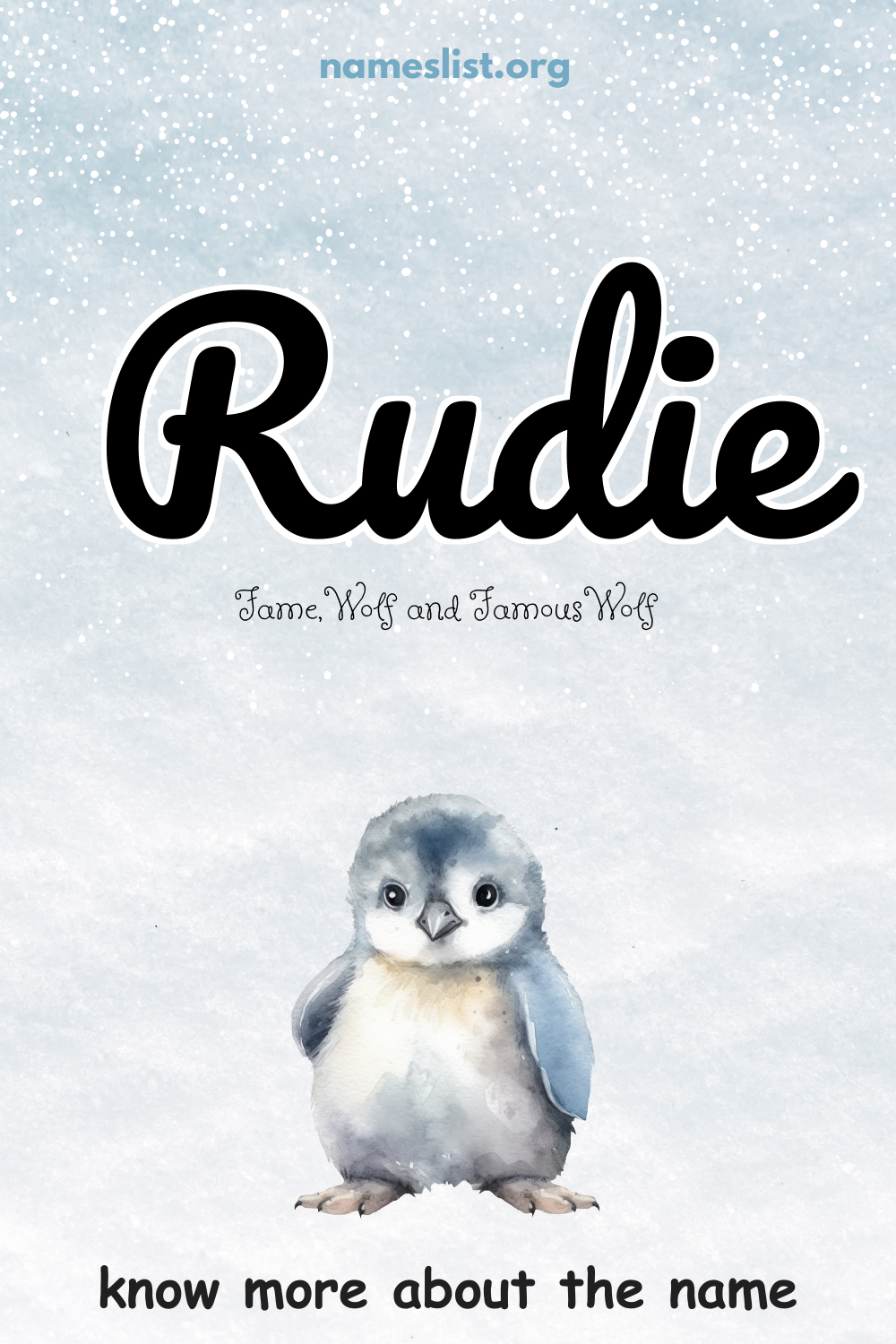 Rudie meaning and origin