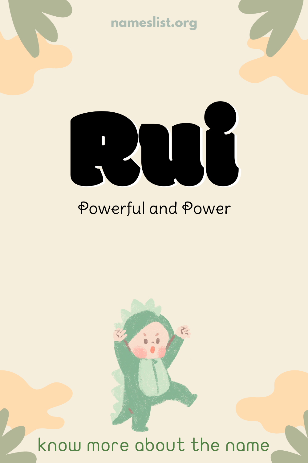 Rui meaning and origin