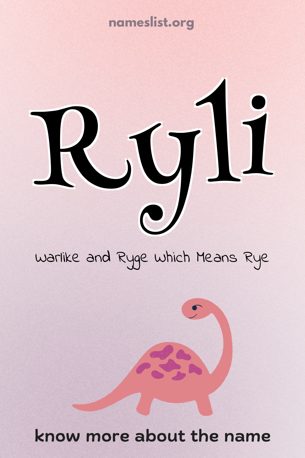 Ryli meaning and origin