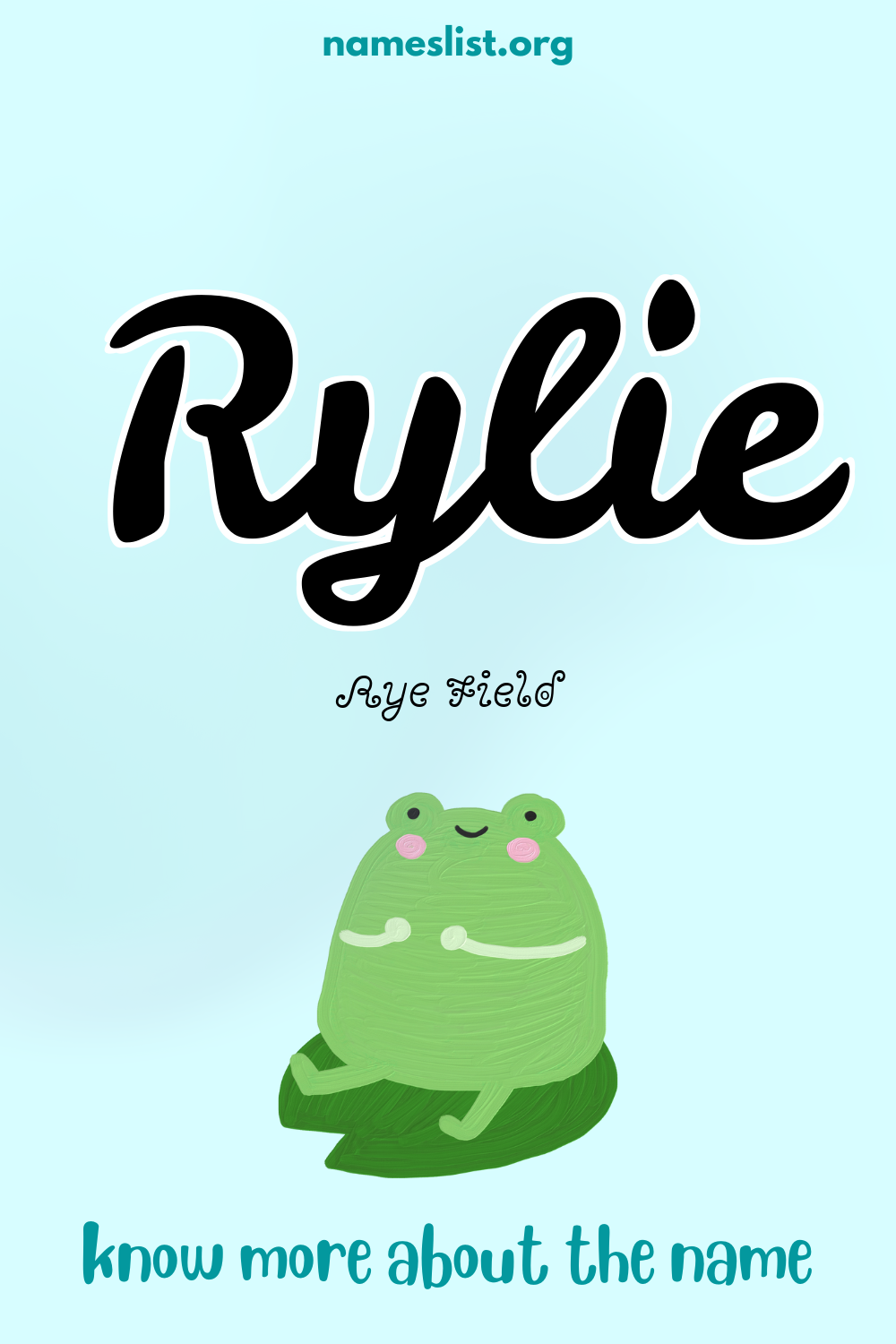 Rylie meaning and origin