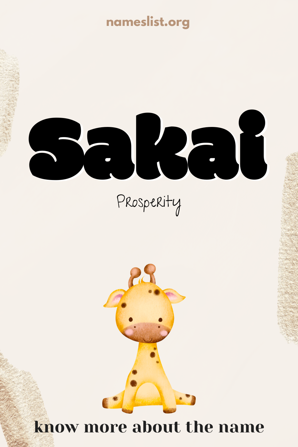 Sakai meaning and origin