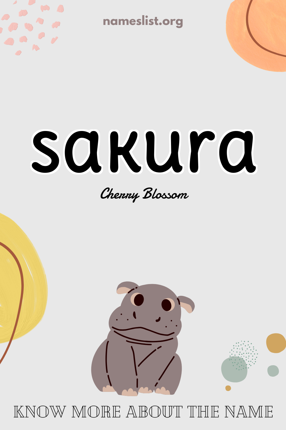 Sakura meaning and origin