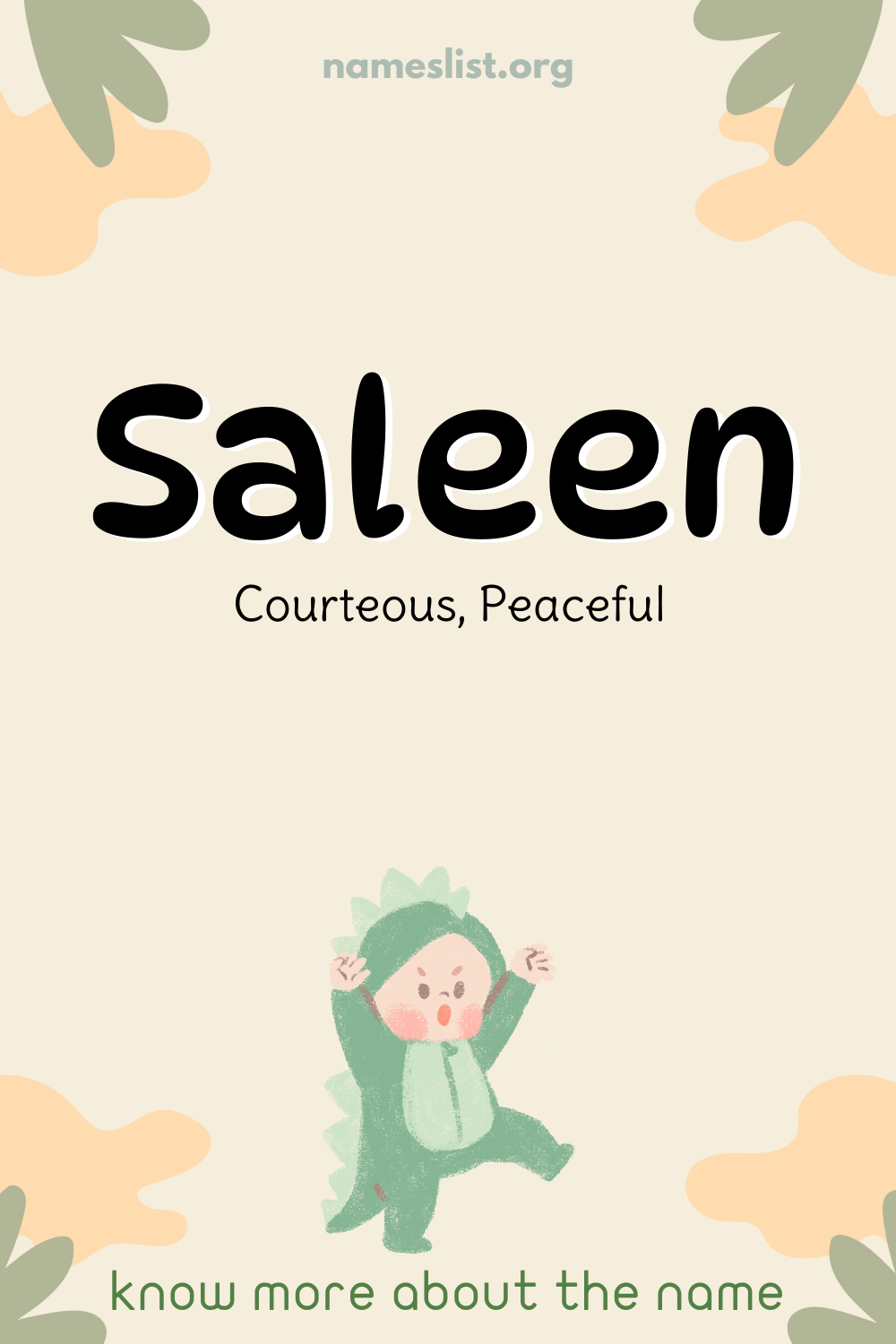 Saleen meaning and origin