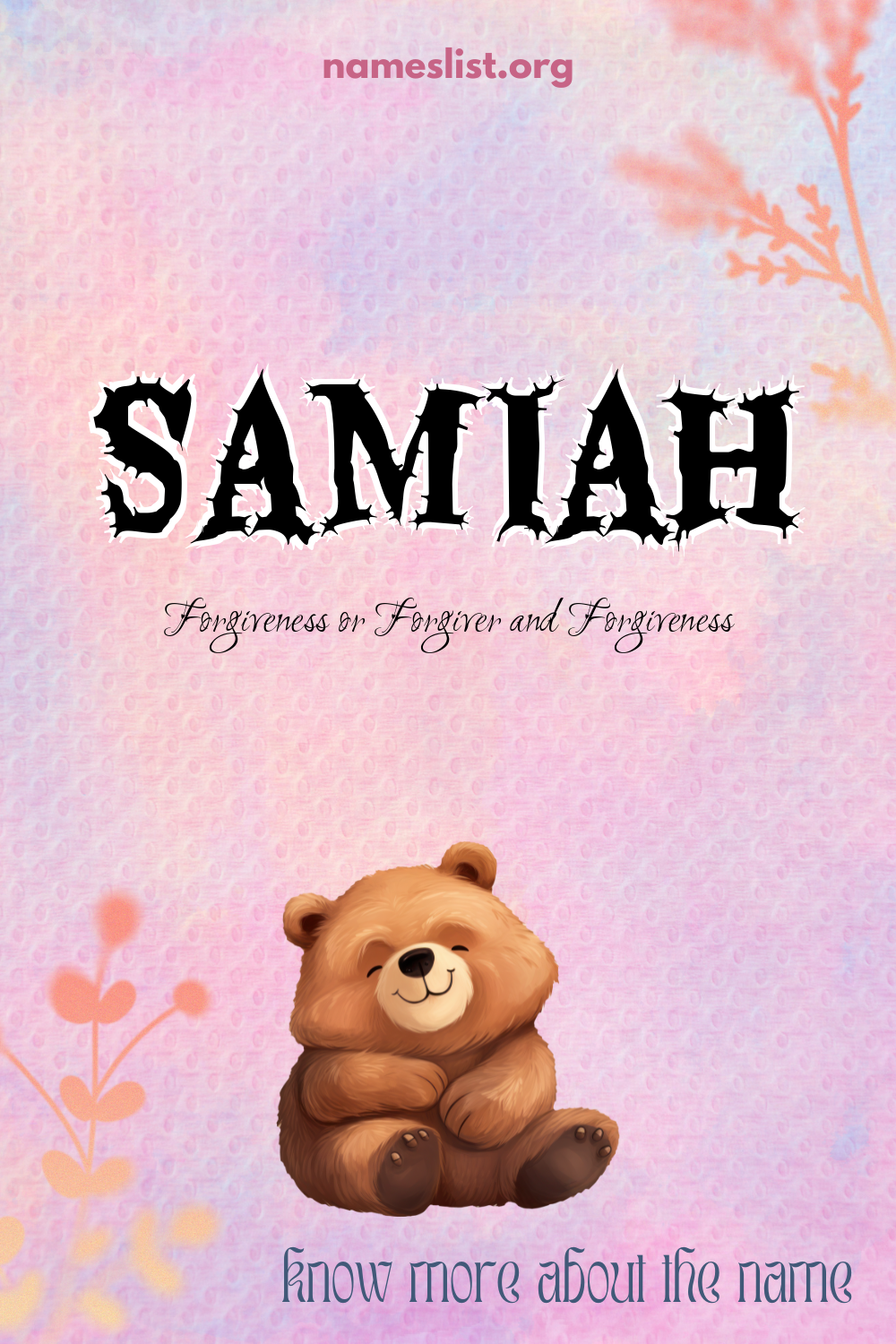 Samiah meaning and origin