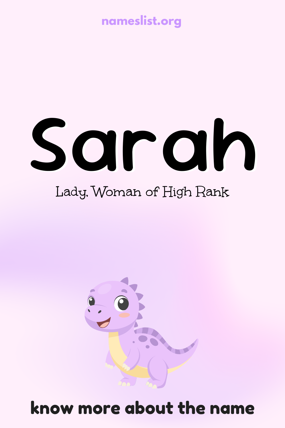 Sarah meaning and origin