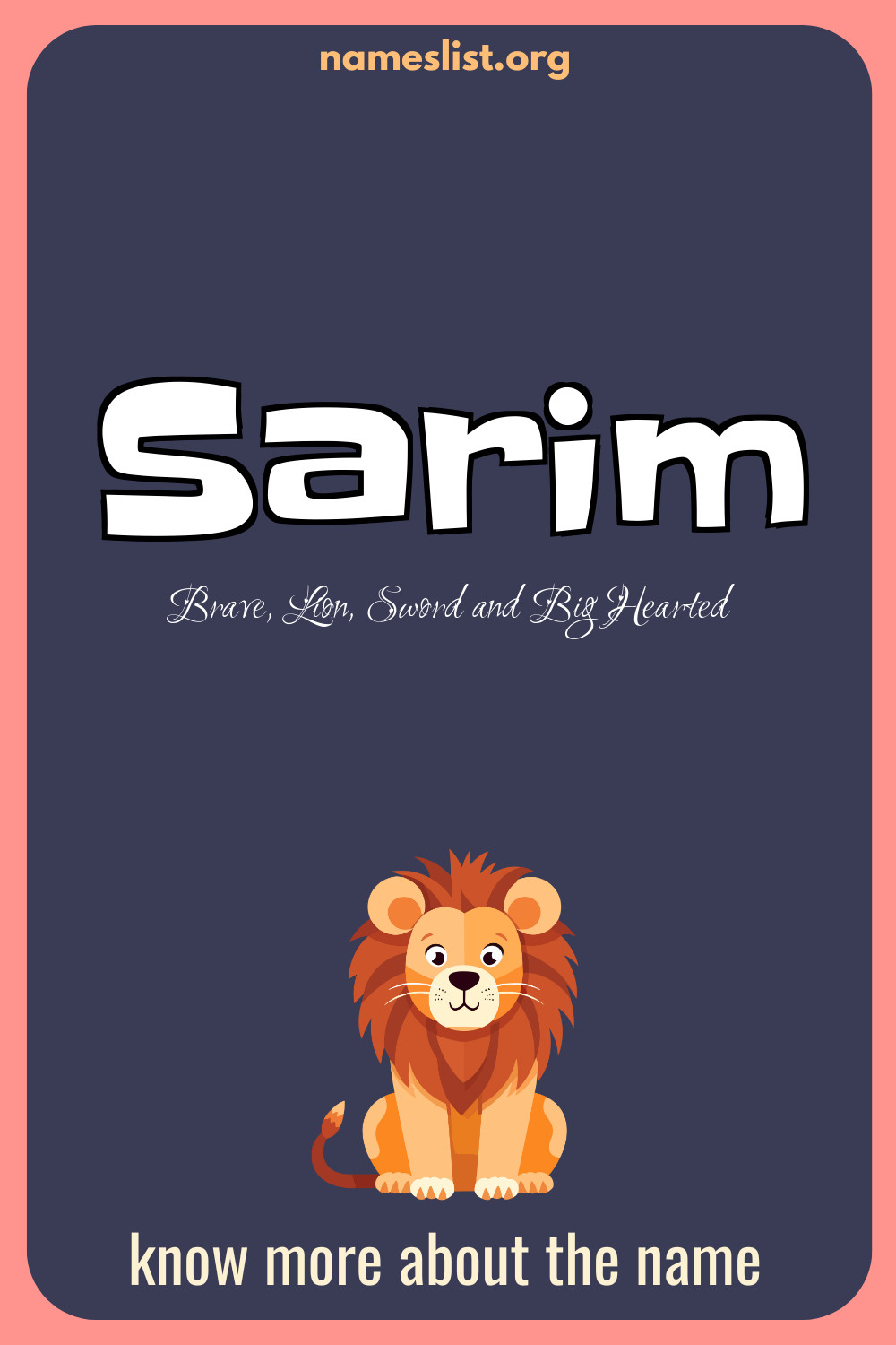 Sarim meaning and origin