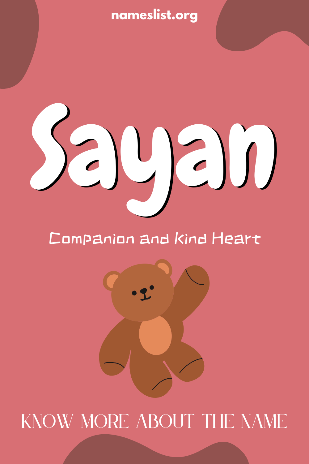 Sayan meaning and origin